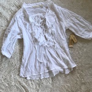 White shirt blouse